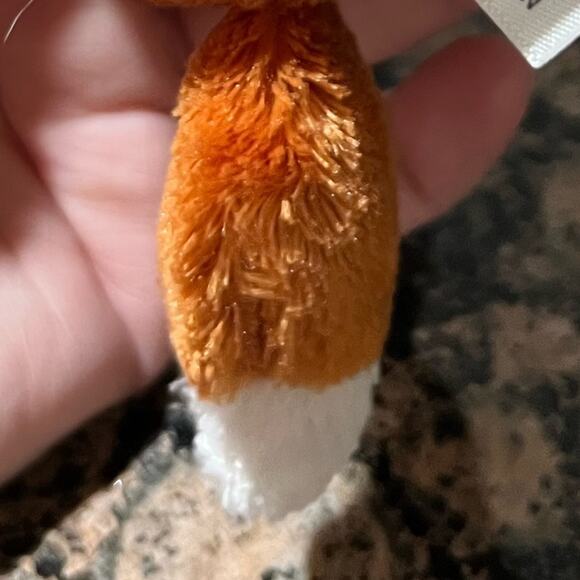 TY Beanie Boo Slick Fox Plush glitter eyes 10” 2015 Stuffed Animal - Picture 7 of 7